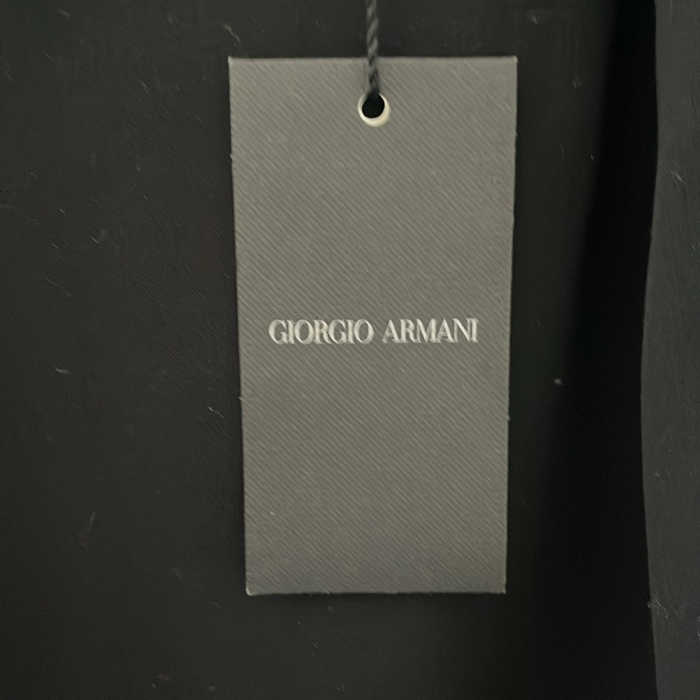 NWT! Women’s Giorgio Armani Black Wool Skirt. European Size 42 US Size 10 - Picture 3 of 11